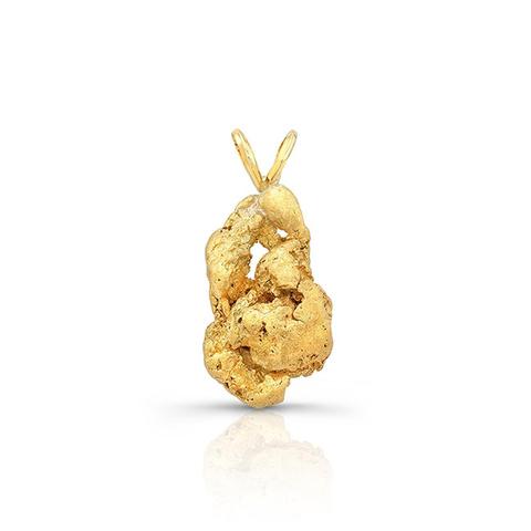 Natural Gold Nugget Pendant